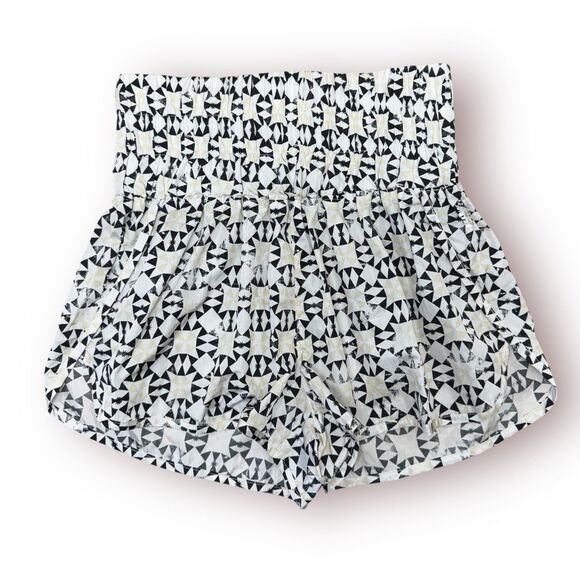 Free People FP Movement Shorts Womens S Way Home Athletic Trance Abstract FLAWS - Picture 1 of 10